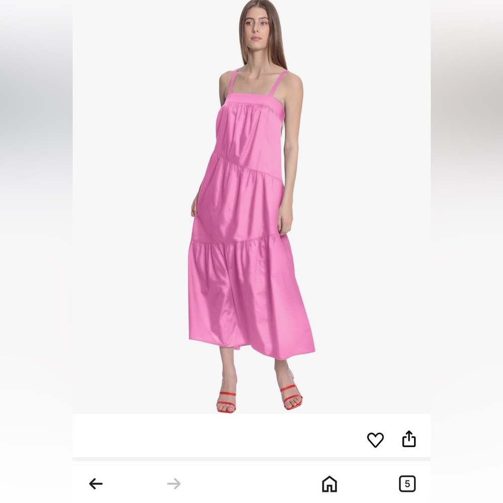 Donna Morgan Pink Sleeveless Maxi Dress - Size 16